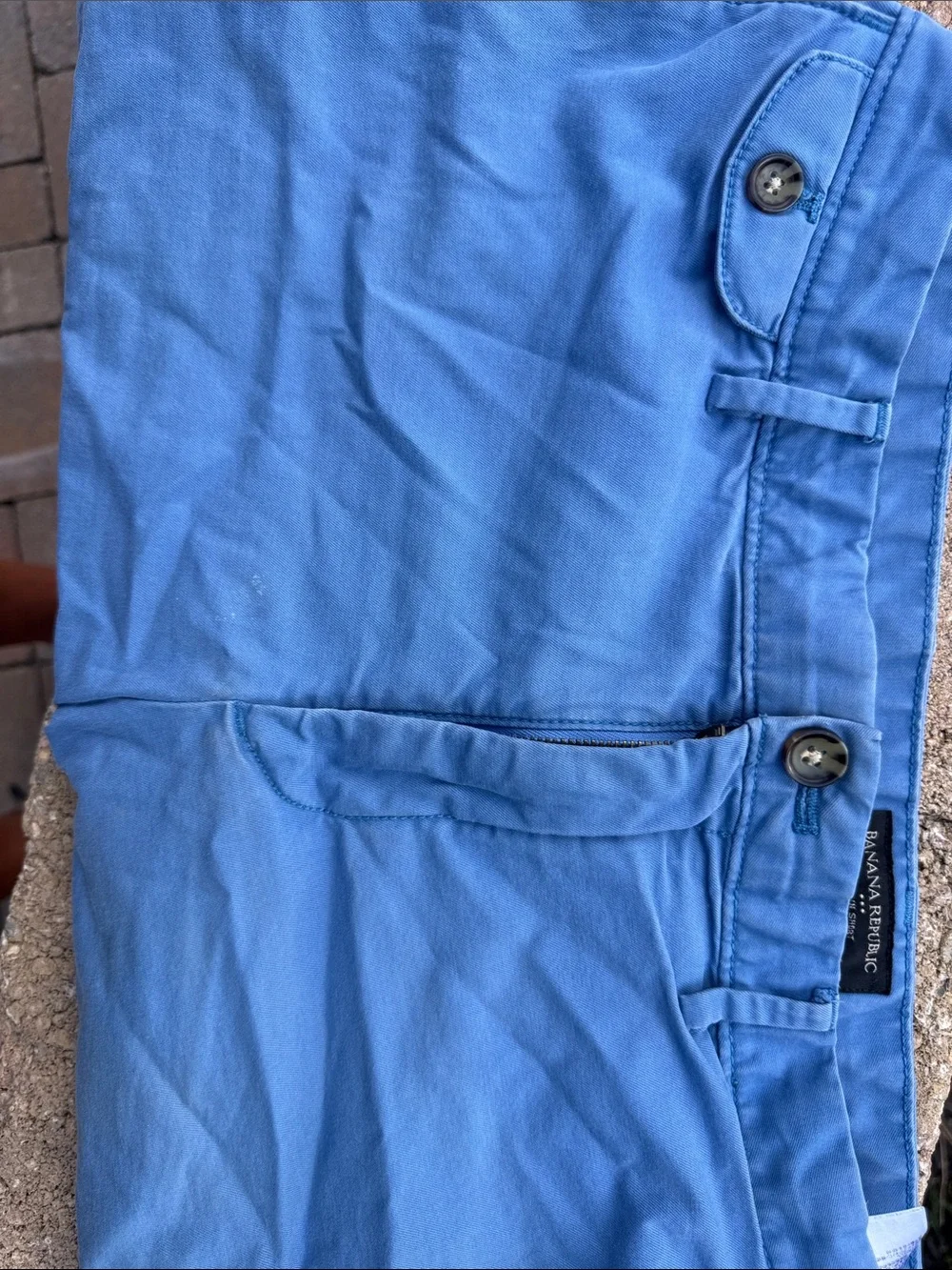 Banana Republic Men’s Sky Blue Chino Shorts